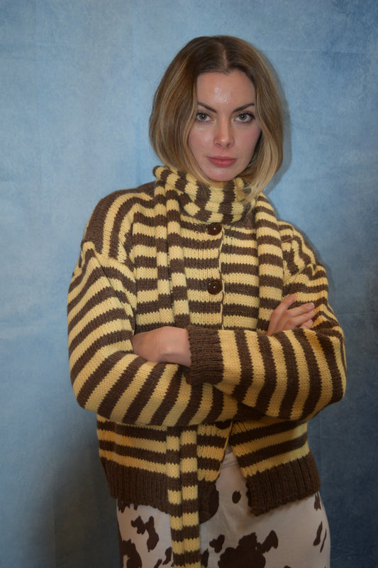 Striped Cardigan