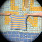 Striped Yellow Mohair Sweater Vest