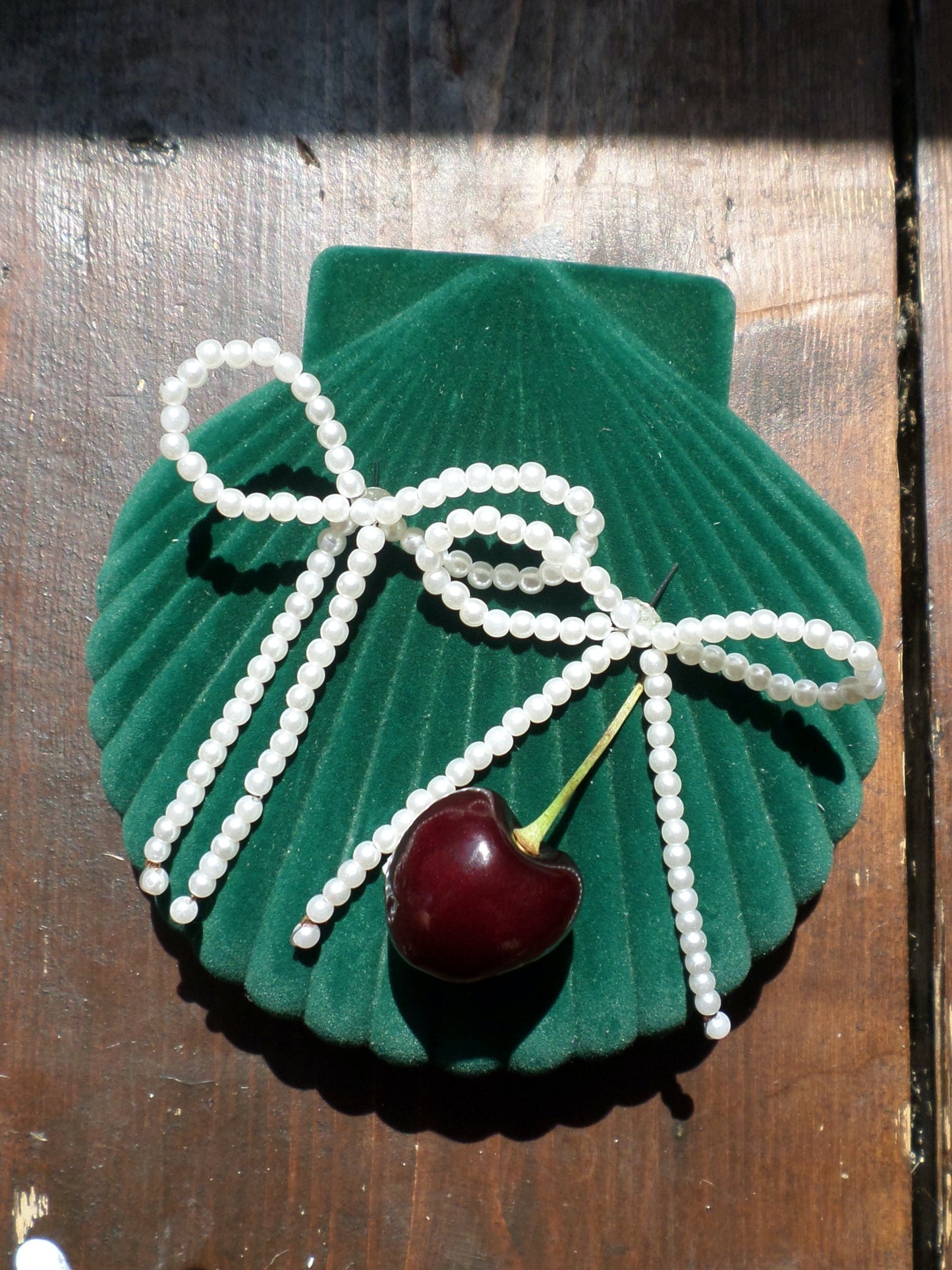 Beaded Bow Earrings