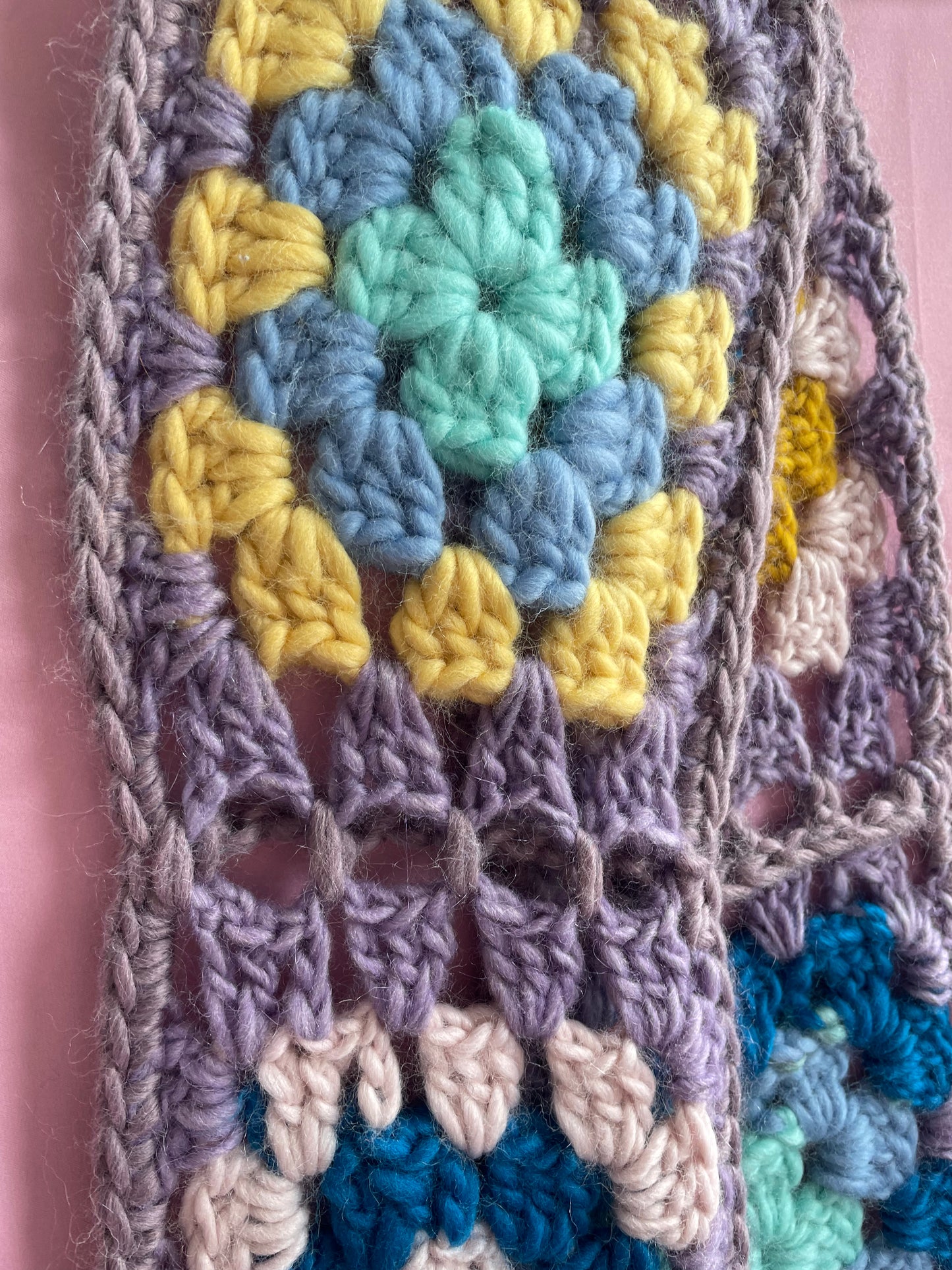 Granny Square Scarf